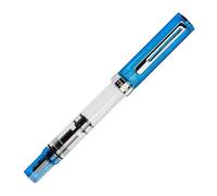 Twsbi ECO Stylo-plume, transparent, bleu, taille M