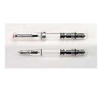 TWSBI Eco-T Stylo stylographique, chargement à piston, corps transparent, stylet F ou M