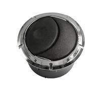 TWTCZOZ Grille Ventilation Ron Tableau Bord Auto Buse d'air Vols Orientables Stable Pièce Automobile, Noir Argenté