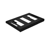 TWTCZOZ Platine de Montage Support Support de Boîte à Outils Équerre de Fixation Porte Boîte Robuste En Fer pour Demi Largeur Installation Stable Adaptée Aux, 1 Pcs