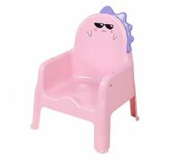 TWTCZOZ Siège Enfant Dîner Chaise Haute Fauteuil Bébé Chaise Apprentissage Tabouret Dossier Haut Ergonomique Base Antidérapante en Polypropylène Assise, Rose, Sans Plaque