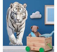 TXDAMAI Animaux de la Jungle Décorations Murales Tigre Stickers Muraux Animaux Sauvages Décoration Murale Porte pour Chambre Salon Chambre Enfants