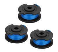 Txdzking Lot de 3 bobines de fil compatibles avec Ryobi RAC124 AC14RL3A OLT1832 RLT183215 RLT2925 RLT1825M13, bobine de fil de rechange de 1,65 mm pour débroussailleuse sans fil Ryobi 18 V 24 V 40 V