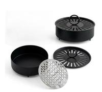 txuzong Support en Spirale pour moustiques, Structure Creuse, Spirale Classique en Fer à la citronnelle, sûre et Portable, Convient pour la Maison, Le Camping et Les Voyages (Noir)