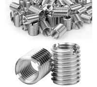 TXXATX 20 Pièces Inserts Filetés M8 à M6 x 8 mm Adaptateurs de Filetage | Acier Inoxydable, Manchon Fileté Réducteur, avec Filetage Externe, Projets de Meubles, Appareils, Mécaniques, Automobiles