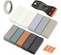 TXXATX Kit Réparation Carrelage 11 Couleurs, Lumière | Kit Reparation Parquet, avec Grattoir, Réparation Parquet Stratifié, pour Bois, PVC, Carrelage, Meubles, Sol