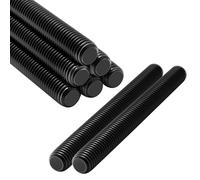 TXXATX M8x50 mm Tige Filetée 12 Pièces Tiges Filetées Acier Inoxydable A2 V2A Tige Filetée M8 Noires Filetage Complet pour Fabrication de Meubles Travaux de Construction Fixation et Assemblages