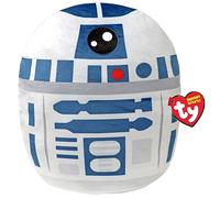 Ty - Star Wars Squis a boos - Coussin R2D2 20 cm - TY39261 - Blanc, Bleu - Dès 3 ans