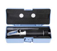 Tyenaza 4-In-1 Alcool 0-80% Réfractomètre à Alcool Réfractomètre Testeur Mètre Instrument de Mesure Alcool de Poche Antigel Ethylène Glycol v/v réfractomètre à main