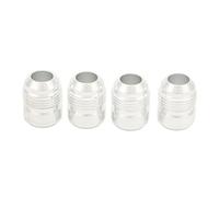Tyenaza 4 pièces 10AN soudure sur raccord de bonde haute résistance 6061-T6 en alliage d'aluminium mâle adaptateur d'extrémité de tuyau ajustement universel