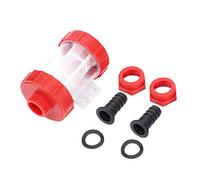 Tyenaza Filtre à Eau, Filtre à Mailles en Ligne, Filtre à Mailles agricole en Ligne Filtre Transparent pour Pompe à Eau à Haut débit G3/4in, 1in(G3/4in)