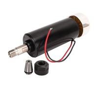 Tyenaza Moteur de broche de 52 mm ER11 Moteur CNC refroidi par air pour fraiseuse et machine de gravure DC48 V 500 W 12 000 tr/min 600 mN. m Noir