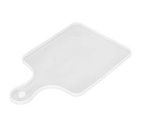 Tyenaza Moule de Plateau en Silicone, Planche à Découper de Fromage DIY avec Trous de Poignées pour Planche de Service à Domicile, Plateau de Collation de Fruits, Dessous de (Carré)