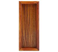 Tyenaza Plateau Bois, Assiettes à Steak en Bois, Petit Plateau en Bois rectangulaire Naturel Solide pour l'apéritif de Fromage de fête de Nourriture(20 * 8cm)
