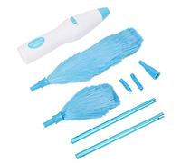 Tyenaza Plumeau Électrique Extensible Pliable à 180°, Duster Anti-Poussière Multifonction, Outil de Nettoyage Pratique, Aide Ménagère Idéal pour Entretien Intérieur