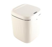 Tyenaza Poubelle de Salle de Bain sans, Poubelle Automatique 20L Capteur sans Facile à Nettoyer PP Poubelle électrique étanche pour Cuisine Salle de Bain (Version rechargeable)