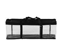 Tyenaza Sac De Rangement D'outils en PVC, Organisateur D'outils De Grande Capacité Anti-poussière à Fermeture éclair Transparente pour L'entretien(Middle)