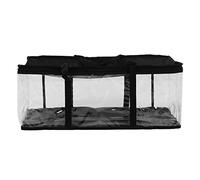 Tyenaza Sac De Rangement D'outils en PVC, Organisateur D'outils De Grande Capacité Anti-poussière à Fermeture éclair Transparente pour L'entretien(Large)