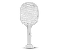 Tyenaza Tapette à Mouches électrique, Raquette à Mouches électrique Rechargeable en Maille De Sécurité avec Lumière Anti-Insectes pour la Maison, la Chambre, la Cuisine, la Terrasse