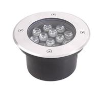 tyfuture Faible Voltage Lumières Du Paysage LED Lumières Enterrées IP66 Étanche AC12/24V Spot Encastré Au Sol pour L'extérieur Allée Pont Marche D'escalier Jardin Rond Lampe De Paysage (Color : White