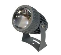 tyfuture LED Poutre Simple Spot COB Projecteur À Faisceau Étroit Rotatif À 180° IP65 Étanche Pleins Feux AC85-265V pour Le Jardin Hôtel Mur Extérieur Décor Éclairage Paysager(Red,10W-AC85-265V)