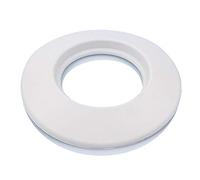 TYGERIX® Rosace Murale en Caoutchouc EPDM 60 mm | Rosette flexible pour couvrir les tuyaux de chaudière, les poêles et tout système | Résistance aux températures | Indéformable | Certifié