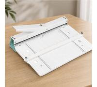 TYH Plieuse Manuelle pour Papier, Plieuse Robuste, Plieuse De Bureau en Métal Résistant, pour La Reliure, Le Pliage De Cartes Et Le Rainage De Brochures