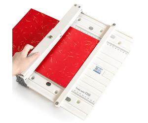 TYH Plieuse-rainureuse A3, Machine À Rainer Manuelle Robuste, Corps en Métal avec Échelle De Précision Et Base Magnétique, Idéale pour La Reliure, Le Pliage De Cartes Et Le Rainage De Brochures