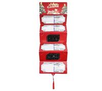 Tyinerc Porte-Billets pour Noël,Porte-Argent Commémoratif avec Enveloppe | Livre Organisateur De Cartes De Fêtes | pour Garçons Filles École Fête Célébration Adultes Noël Vacances