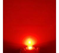 TYKGSQIP Diodes LED haute puissance 1W 3W 5W avec base de dissipateur thermique-kit de module PCB en étoile de 20mm pour remplacement de la lampe frontale en projecteur (pack de 10)(1W/Red)