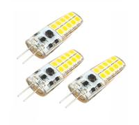 TYKGSQIP Lampe de maïs LED G4 AC/DC12V-24V 5W Source lumineuse miniature dimmable 2835 (5W-3pcs/Lumière chaude 2700K)