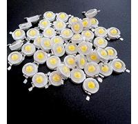 TYKGSQIP Puce LED haute puissance, pour scène LED, lumières, luminaires DIY, composants émetteur en épi SMD à intensité vive, diode (1W-100pcs/Blanc 30000K)