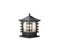 TYLDBNF Lampadaire d'extérieur Post Light Post Lights Extérieur Vintage Colonne Phare Extérieur Étanche À La Pluie Cour Porte Villa Poteau Lampe Européenne Rustique Terrasse Pilier Lampe Extérieure