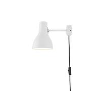 Anglepoise Type 75 Applique Murale Avec Câble Apline Blanc