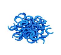 Type de té 6.5mm 9.5mm OD à 1/4 "3/8" mâle connexion rapide enfichable for connecter le raccord de Tube d'eau for filtre à osmose inverse RO(Blue Clip 1I4-10Pcs)