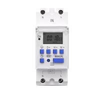 Type Din Rail monophasé hebdomadaire 7 jours Programmable numérique temporisation relais minuterie AC 220 V 230 V 12 V 24 V 48 V 16A(24V AC DC)