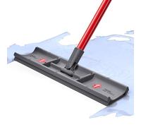 Tyroler Moppy Shmoppy 2-in-1 serpillière microfibre & Balai Raclette Sol Exterieur Terrasse | Tête en Silicone à 100% de 42 cm | Raclette à Manche Long de 140 cm à 4 Parties