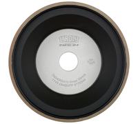 TYROLIT CNC Affûtage d'outils avec diamant à liant métallique pour l'affûtage à l'eau DxTxH 75x30x20 Pour carbure de tungstène, forme : 11V9, art. 34039198 x1 morceau