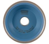 TYROLIT CNC Affûtage d'outils avec diamant à liant résinoïde pour l'affûtage à l'eau DxTxH 75x30x20 Pour carbure de tungstène, forme : 11V9, art. 390970 x1 morceau