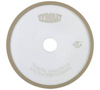 TYROLIT Diamant à liant de résine synthétique pour ponçage à sec DxTxH 150x12x20 Pour carbure de tungstène, forme : 4A2, art. 215813 x1 morceau