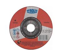 Tyrolit Disque à ébarber (D125xS3mm Grain 46 / Coudé / Contenu : 25 pièces) - 236319