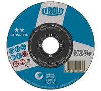 TYROLIT Disques à tronçonner DxTxH 115x2,5x22,23 Pour acier, forme : 41 - version droite, art. 367565 x25 morceau