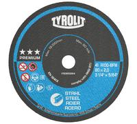 TYROLIT Disques à tronçonner DxTxH 63x1x10 Pour acier, forme : 41 - version droite, Art. 699330 x100 morceau