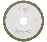 TYROLIT Enrobés de résine synthétique CBN pour le ponçage à sec DxTxH 100x10x20 Pour les aciers non alliés et faiblement alliés, les aciers fortement alliés et les aciers rapides, Forme : 1A1, Art. 62