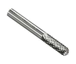TYROLIT Fraise en carbure DxT-SxL 10x19-6x65 Pour la fonte, l'acier et l'acier inoxydable, Forme : 52WRC - Rond de cylindre, Art. 768881 x1 morceau