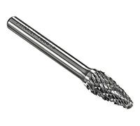 TYROLIT Fraise en carbure DxT-SxL 12x25-8x70 Pour fonte, acier et acier inoxydable, Forme : 52RBF - Arbre, Art. 766160 x1 morceau