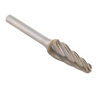 TYROLIT Fraises en carbure DxT-SxL 12x30-6x75 Pour métaux non ferreux, forme : 52KEL - cône rond, art. 768896 x1 morceau