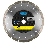 TYROLIT Lames de scie pour coupe à sec DxTxH 230x2,6x22,23 DCU-S | en version Silent, forme : C3G, art. 474771 x1 morceau