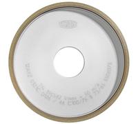 TYROLIT Meules diamantées à liant en résine synthétique pour le ponçage des surfaces libres (ponçage du dos ) DxPxH 125x22x32 Pour carbure de tungstène, forme : 12A9ZH, Art. 387531 x1 morceau