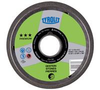 TYROLIT Pot de résine D/JxTxGE 110/90x55xM14 Pour la pierre, forme : 11ZB Pot de meulage, art. 310993 x2 morceau
